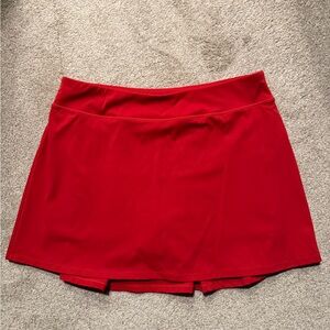 Stelle Red Athletic Skort / Skirt size XL with built in shorts